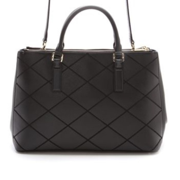 Tory Burch Robinson Stitches Double Zip Tote - Picture 4 of 11